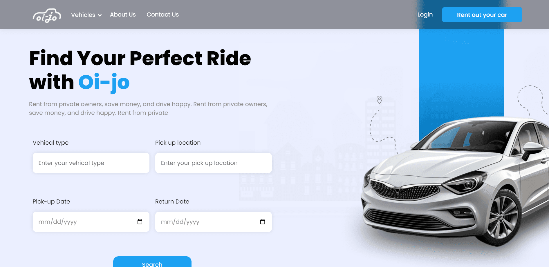 Oi-Jo Car Rental Web Application 